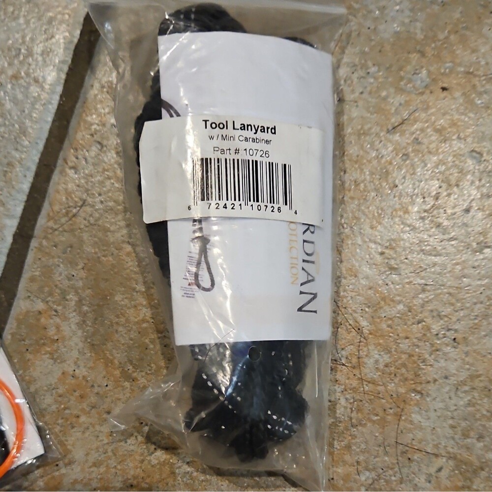 Guardian Tool Lanyard w/ Mini Carabiner Black MPN 10726 Part #10726‎